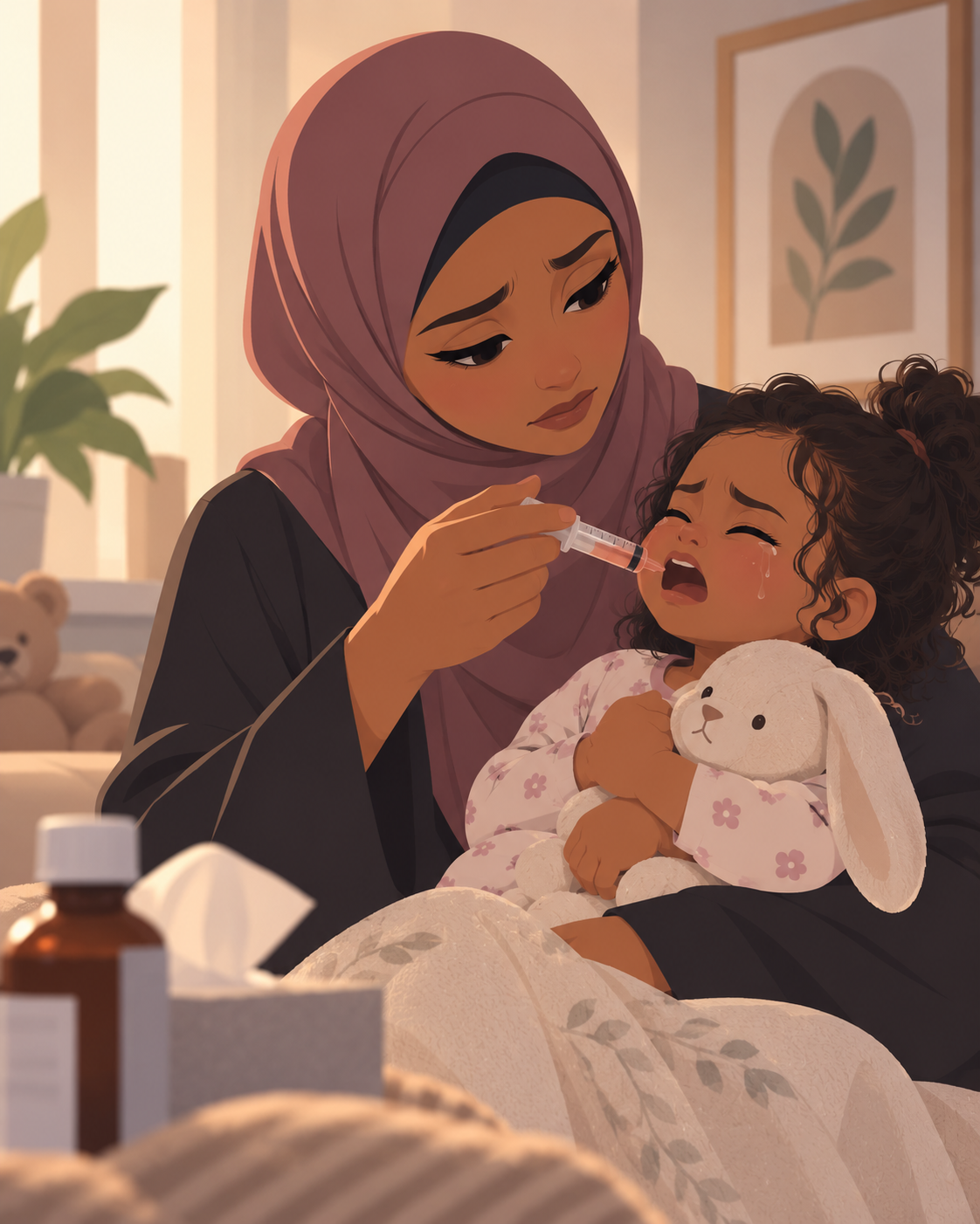 What to do when a toddler won't take medicine